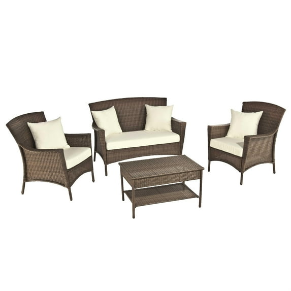 Galleon Collection Outdoor Garden Patio Furniture 4 PC set w/ Table