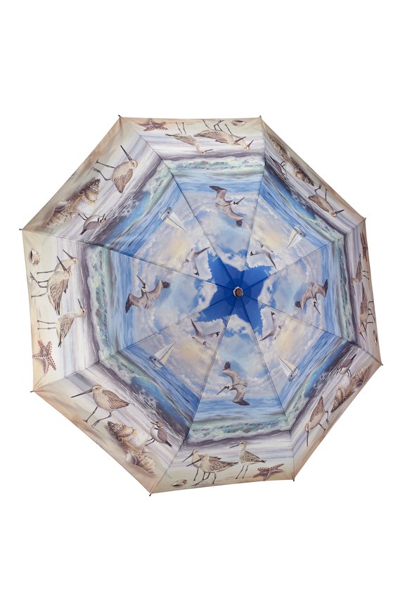 Galleria Beach Scene Folding Umbrella, 1 EA