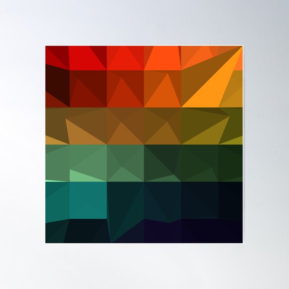 Galleria Poster Wall Art, Modern Wall Decor For Living Room Bedroom, 16x16 UNFRAMED