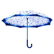 Galleria Rainy Season Stick Umbrella Reverse Close