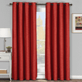 thumbnail image 1 of Galleria Room Darkening Thermal Insulated Tonal Stripe Panels (Single) - 54X108 - Red, 1 of 4