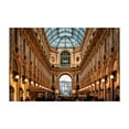 thumbnail image 1 of Galleria Vittorio Emanuele II 01 - Milan Lombardy Italy Photography Architecture City Vintage Travel Poster Street Photography Scenic Nightlife Unframed Wall Art Print 40 x 60 inches, 1 of 7