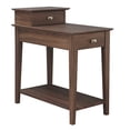 thumbnail image 1 of Gallerie Decor All-In-One Transitional Wood Tierra Side Table in Espresso, 1 of 6