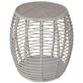 thumbnail image 1 of Gallerie Decor Java Transitional Rattan End Table in Whitewashed/Espresso, 1 of 6