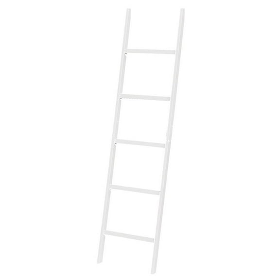 Gallerie Decor Natural Spa Transitional Bamboo Towel Ladder in White