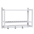 thumbnail image 1 of Gallerie Decor Natural Spa Transitional Bamboo Wall Organizer in White, 1 of 2