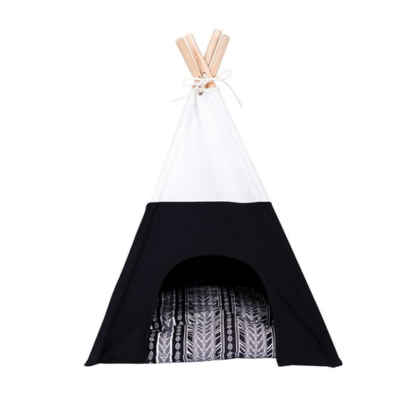 Gallerie II Teepee Pet Bed Black