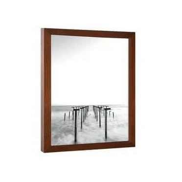 Modern Black Wood 30x12 Picture Frame – Wall 30 x 12 Poster Frame Wooden Photo Frame