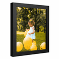 thumbnail image 1 of Modern Black Wood 30x28 Picture Frame – Wall 30 x 28 Poster Frame Wooden Photo Frame, 1 of 2