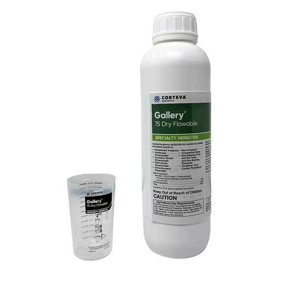 Gallery 75DF Dry Flowable Herbicide - Controls Broadleaf Weeds - 1 lb Bottle by Corteva