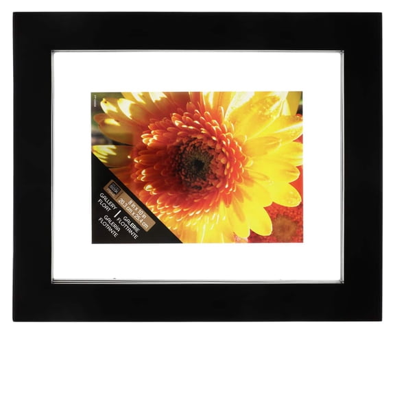 Gallery 8" x 10" Black Float Frame by Studio Decor