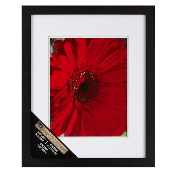 Studio Decor Gallery Black Wall Frame with Double Mat