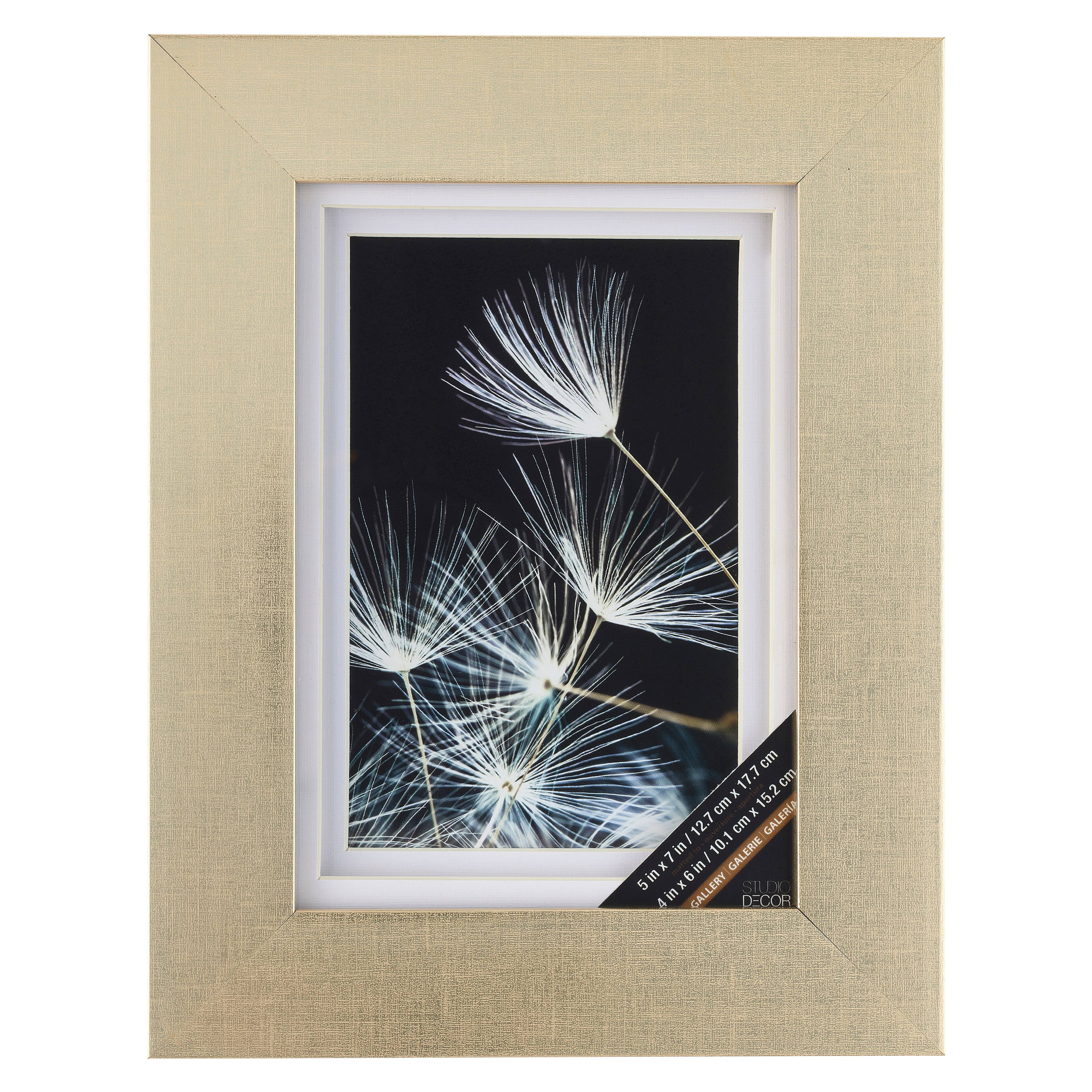 Gallery Champagne Frame with Double Mat by Studio Décor®
