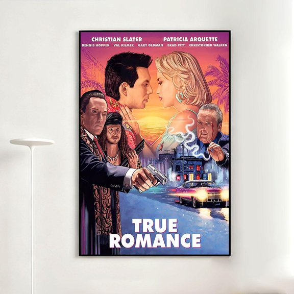 Gallery Collector Cinema Inspired Retro Film Scene Home Wall Decor Unframed Paper Print