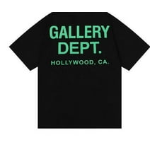 Gallery Dept unisex graphic cotton t shirt men's T-shirts fashion letter printed shirt cotton round neck short sleeve tee