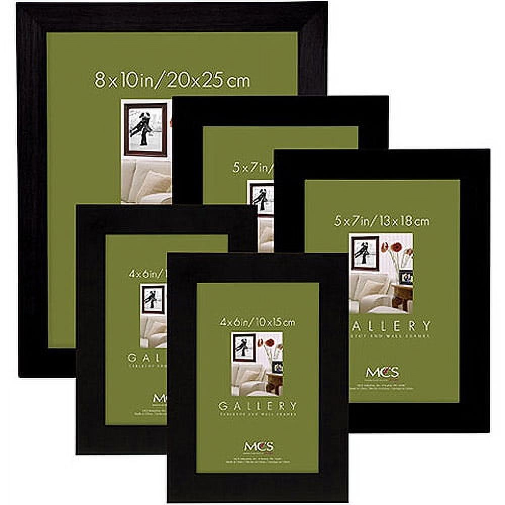 Gallery Flat-Top Pine Wood Picture Frame Set, Set of 5 - image 1 of 6