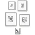 Gallery Frames, Set of 5, Silver