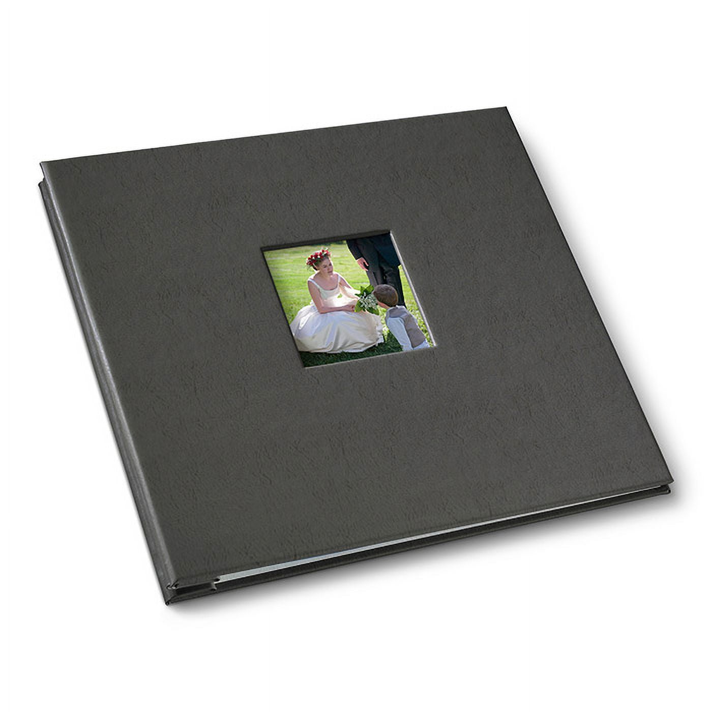 Leather Compact Photo Album (with window)