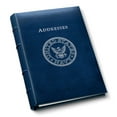 thumbnail image 1 of Gallery Leather Desk Address Book - Acadia Navy - US Navy - 9" x 7", 1 of 7