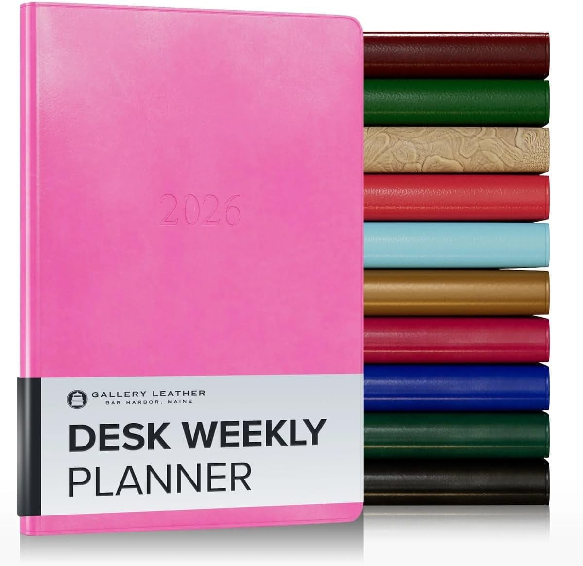 Gallery Leather Desk Weekly Planner 2026 - Acadia Hope - 8x5.5"