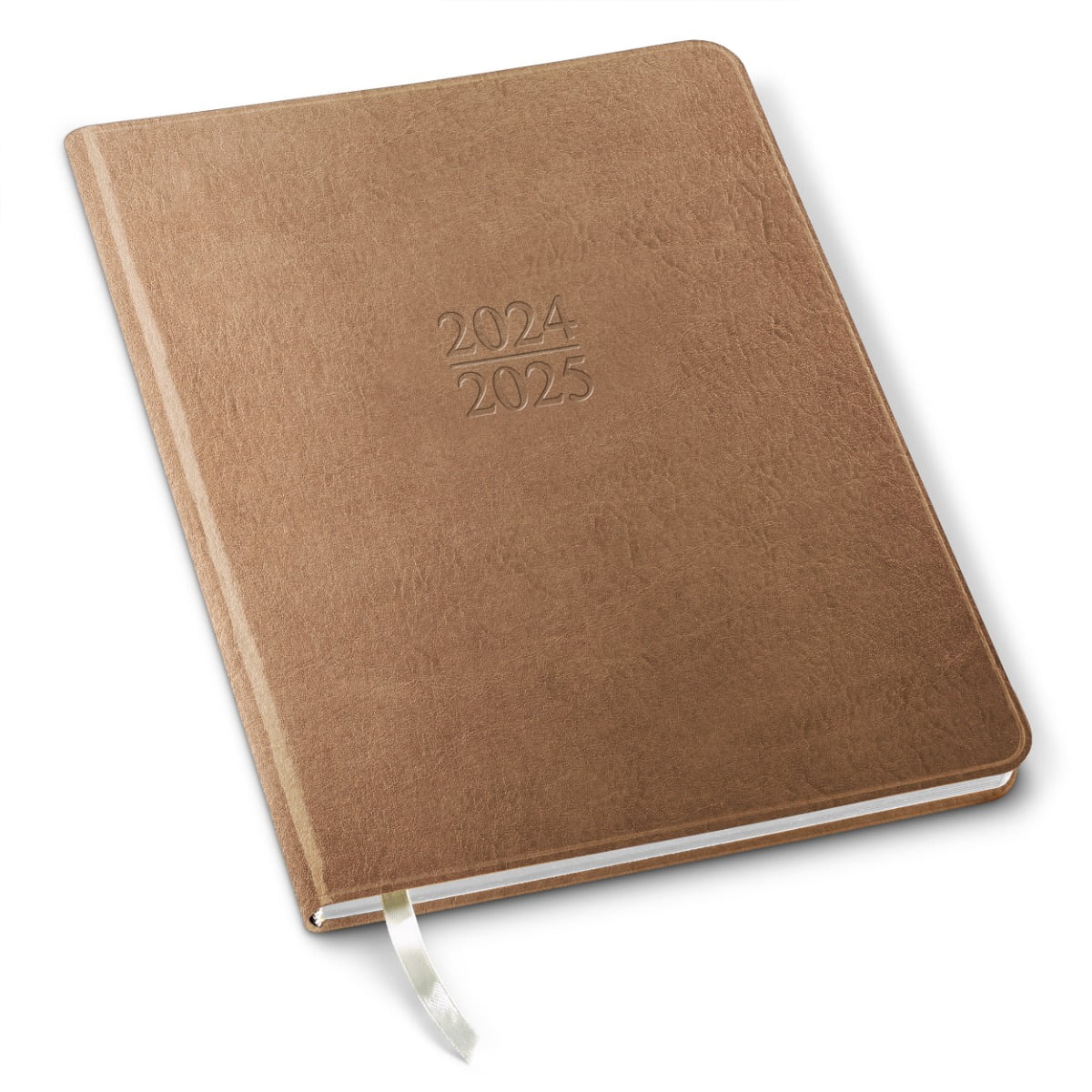 Gallery Leather Family Planner 2025 Freeport Metallic Rose Gold 9x7