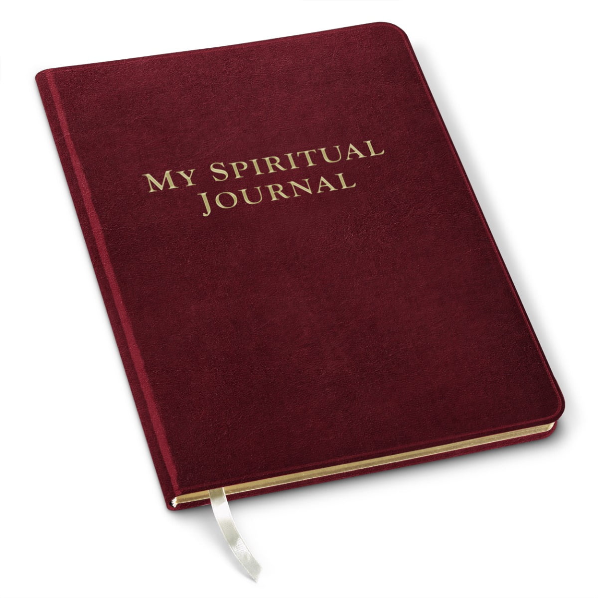 Gallery Leather Large Spiritual Journal - Acadia Burgundy - 9.75"x7.5"
