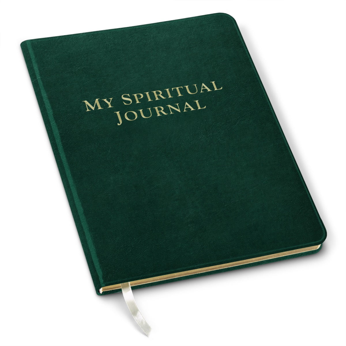Gallery Leather Large Spiritual Journal - Acadia Green - 9.75"x7.5"