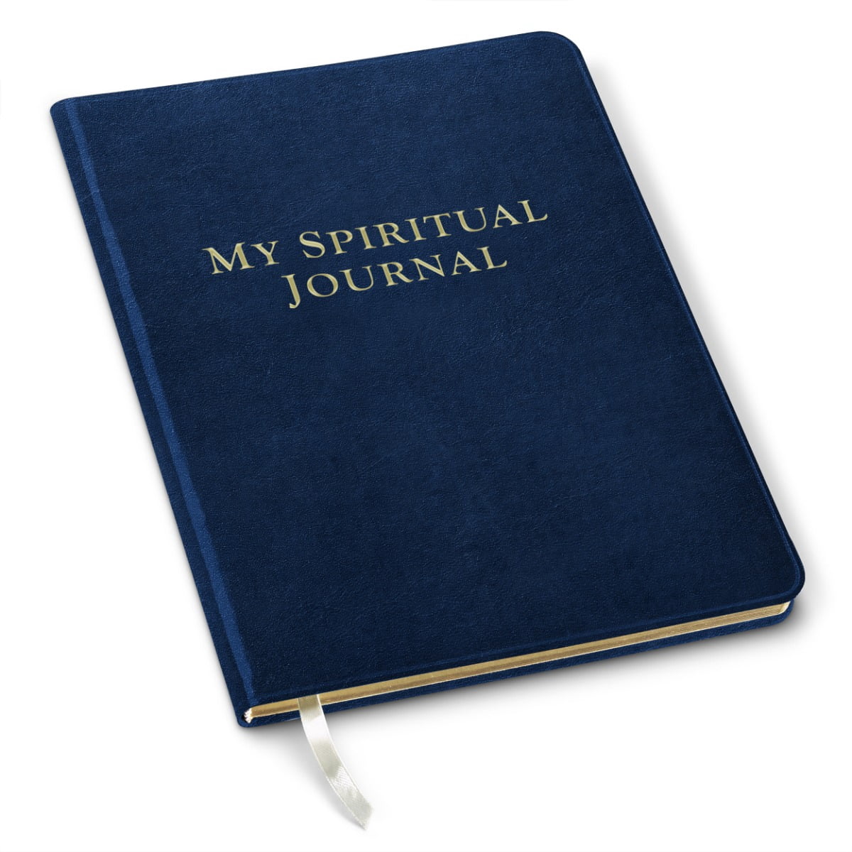 Gallery Leather Large Spiritual Journal - Acadia Navy - 9.75"x7.5"