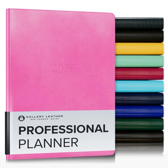 Gallery Leather Professional Planner 2026 - Acadia Hope - 9x7"
