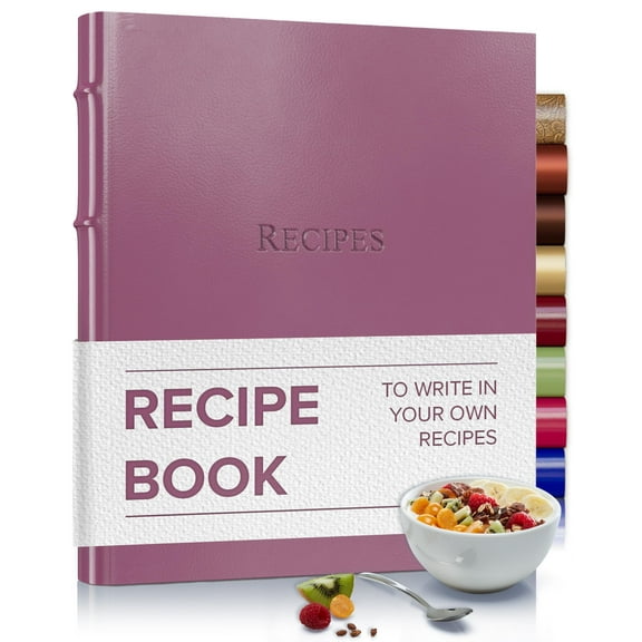 Gallery Leather Recipe Book Camden Orchid