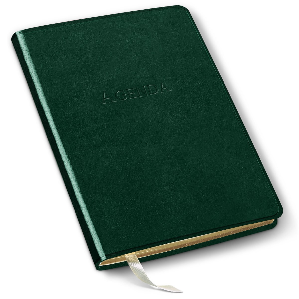 Gallery Leather Undated Daily Planner - Acadia Green - 8" x 5.5"