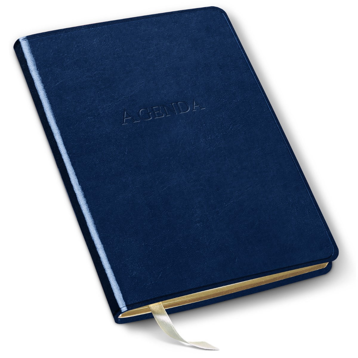 Gallery Leather Undated Daily Planner - Acadia Navy - 8" x 5.5"