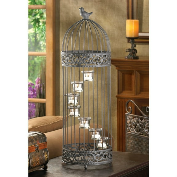 Gallery Of Light Birdcage Staircase Candle Stand