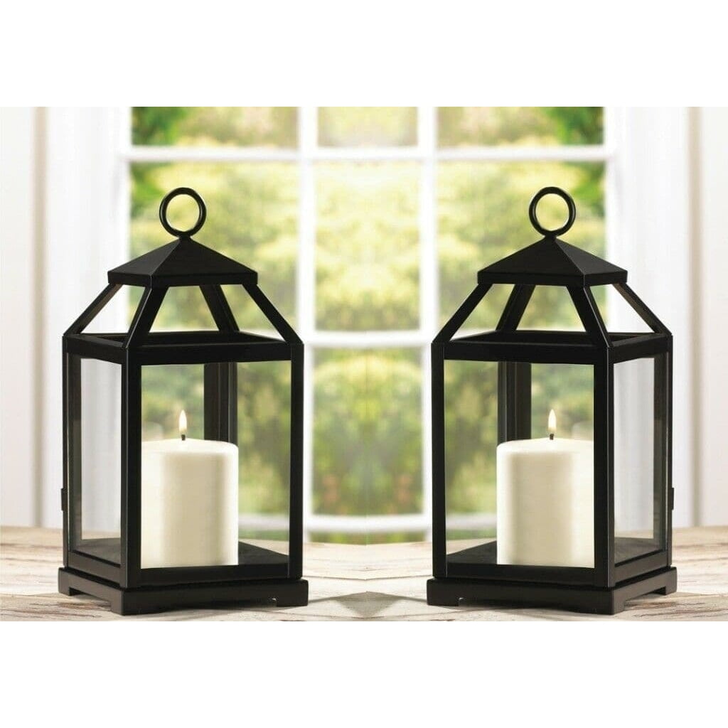 Sunnydaze 10 Ligonier White Traditional Style Plastic and Glass Battery  Operated Indoor LED Candle Lantern 4pk