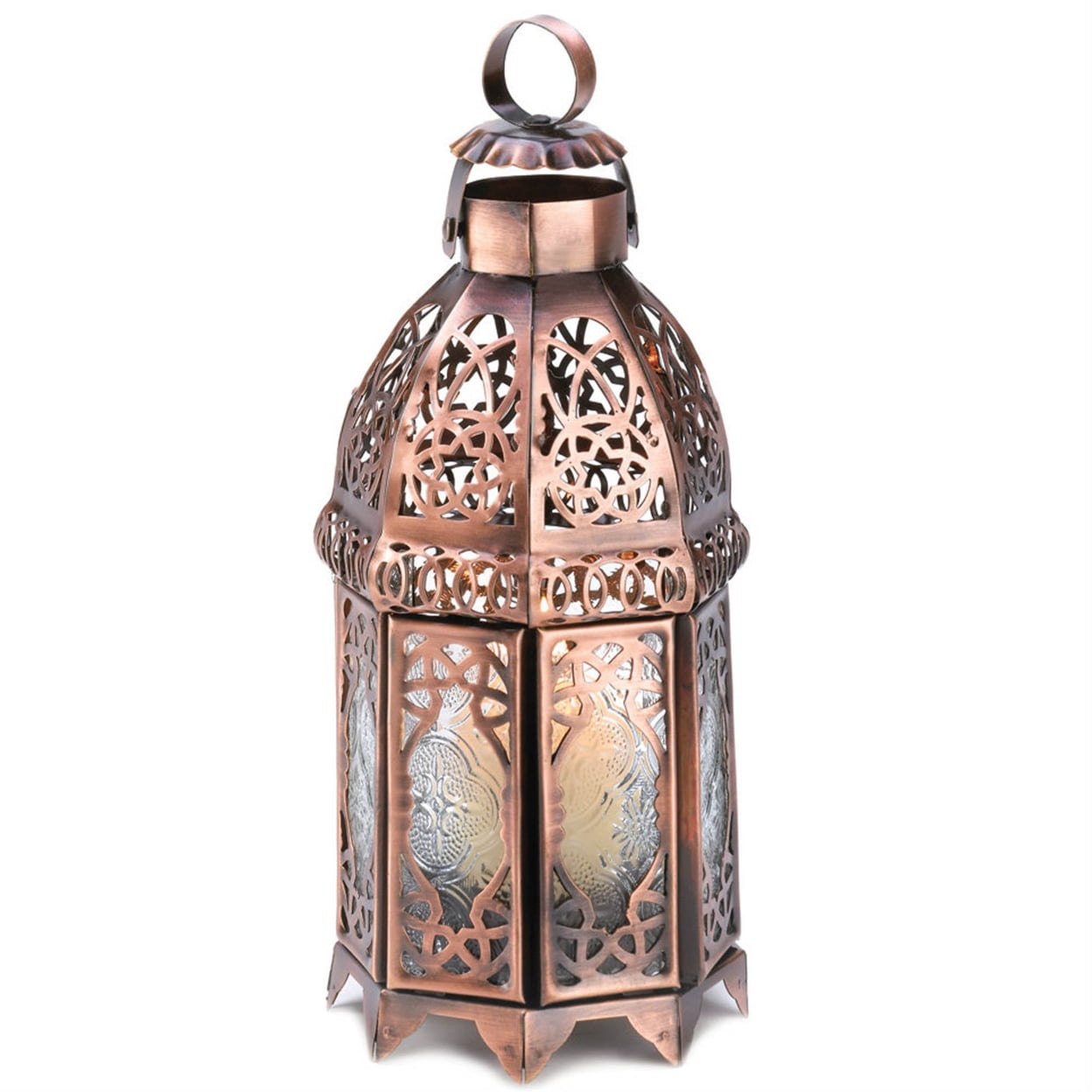Gallery Of Light Copper Moroccan Candle Lamp