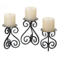 thumbnail image 1 of Gallery Of Light Scrollwork Candle Stand Trio, 1 of 4