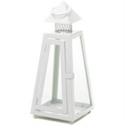 Gallery Of Light Summit White Candle Lantern