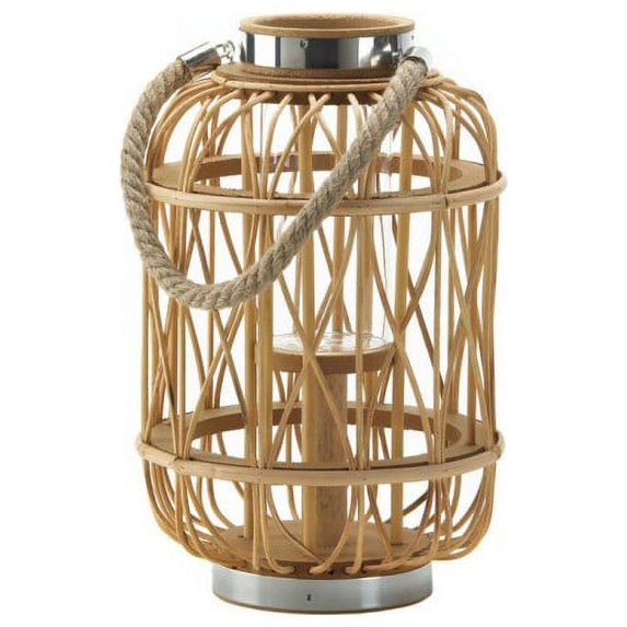 Gallery Of Light Woven Rattan Candle Lantern
