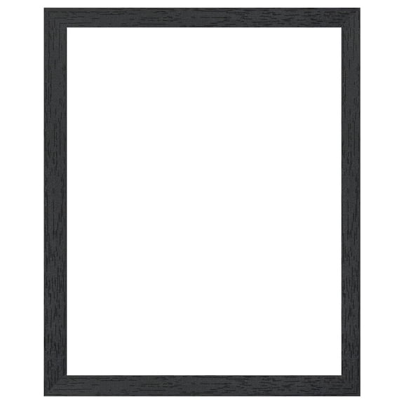 Gallery Picture Frame 8x10 Inches, Wooden Frame for Photos with Secure Spring Back, Black