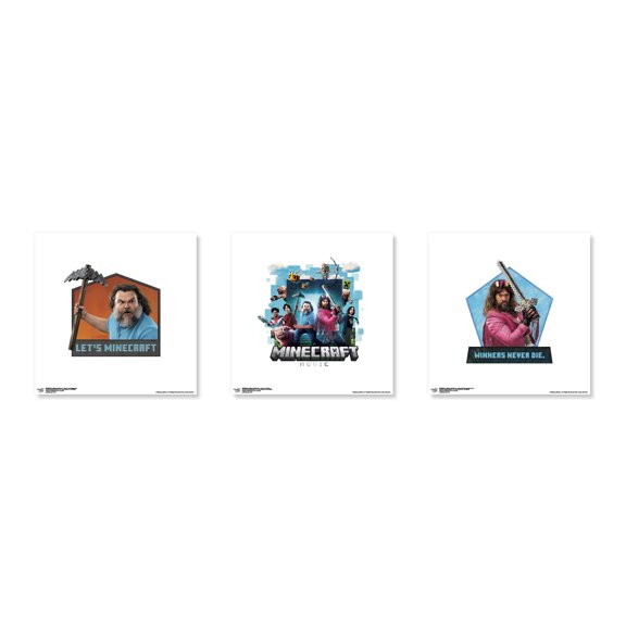 Gallery Pops A Minecraft Movie - Feature Wall Art Bundle (3-Pack)