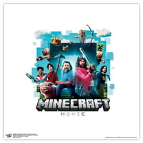 Gallery Pops A Minecraft Movie - Heroes Graphic Wall Art, Unframed Version, 12" x 12"