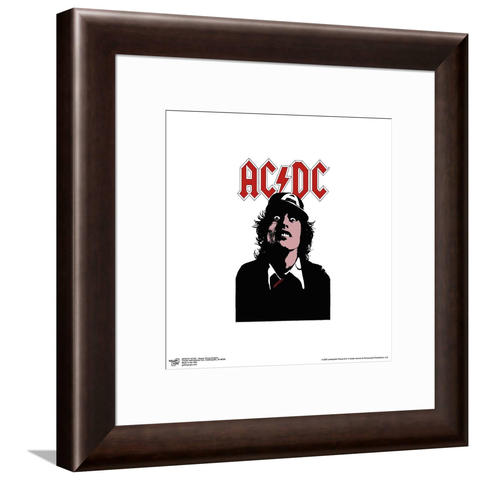Gallery Pops AC/DC - Angus Young Graphic Canvas Wall Art, Unframed ...