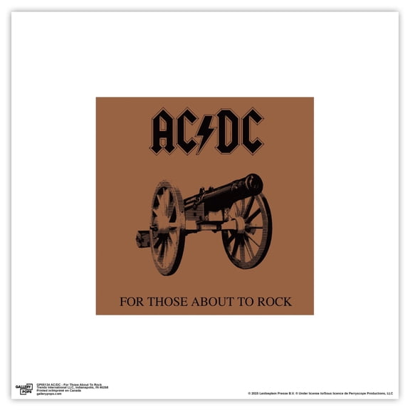 Gallery Pops AC/DC - For Those About To Rock Wall Art
