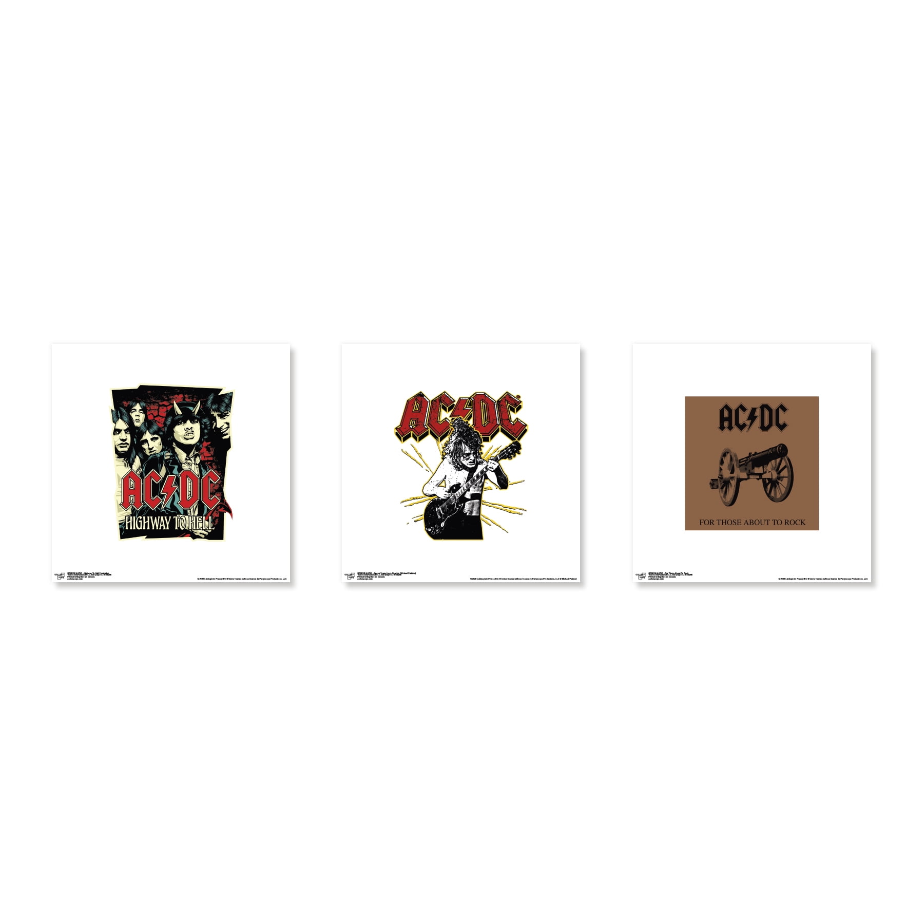 Gallery Pops® AC/DC - Highway To Hell Wall Art Bundle (3-Pack ...