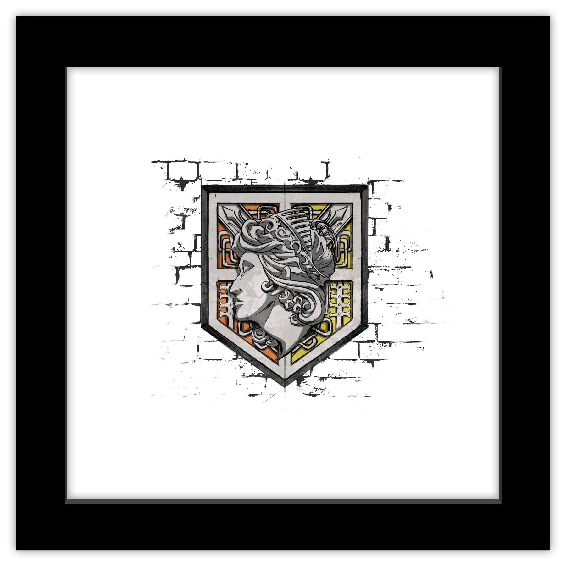 Gallery Pops Attack on Titan - Wall Sina Emblem Wall Art, Black