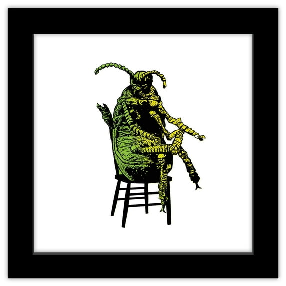 Gallery Pops Beetlejuice - Hi How Are You Beetle Wall Art, Black Framed Version, 12" x 12"