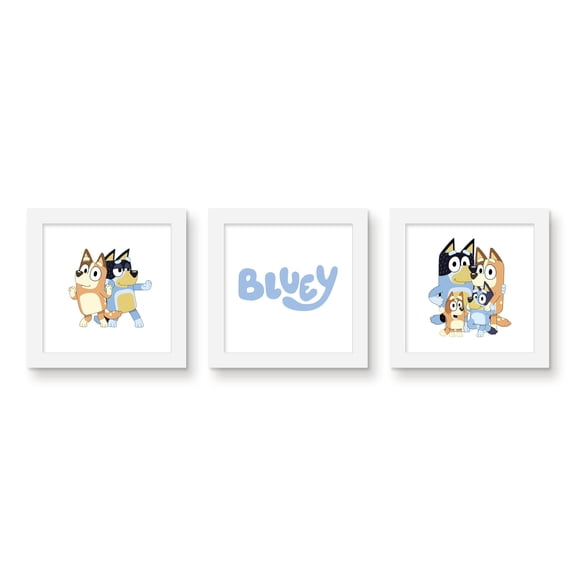 Gallery Pops Bluey - Family Wall Art Bundle (3-Pack)