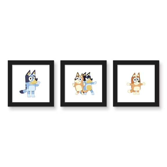 Gallery Pops Bluey - Sisters Wall Art Bundle (3-Pack)