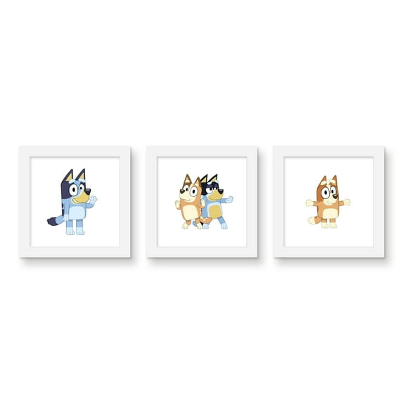 Gallery Pops Bluey - Sisters Wall Art Bundle (3-Pack)