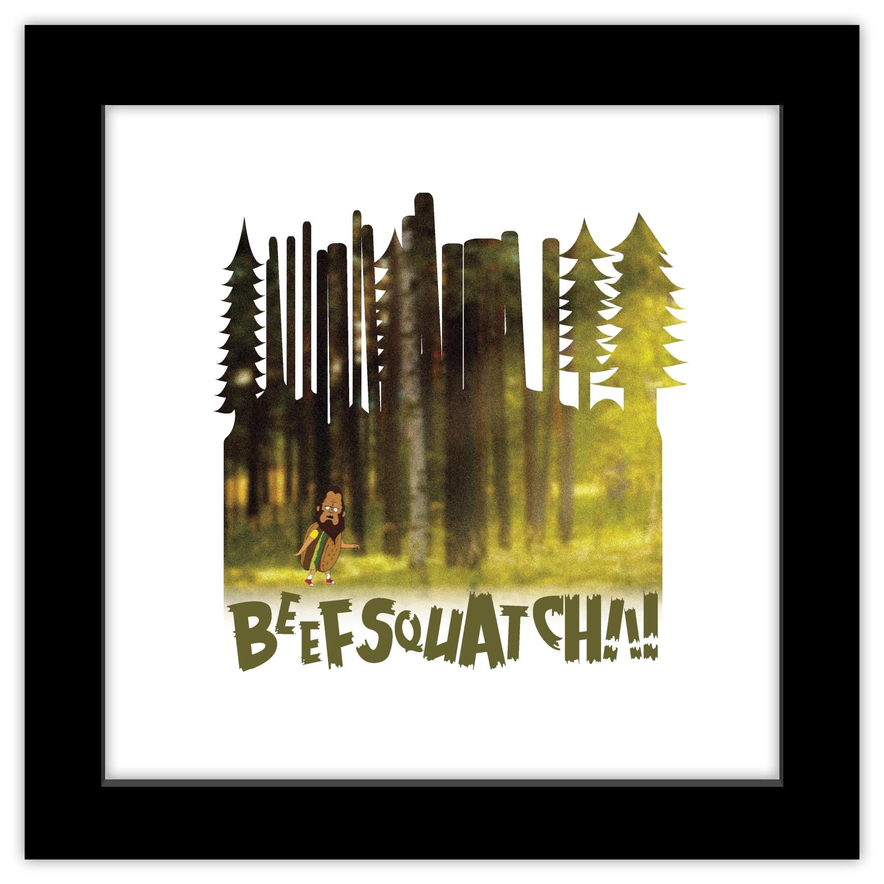 Gallery Pops® Bob's Burgers - Beefsquatch! Wall Art, Black Framed ...